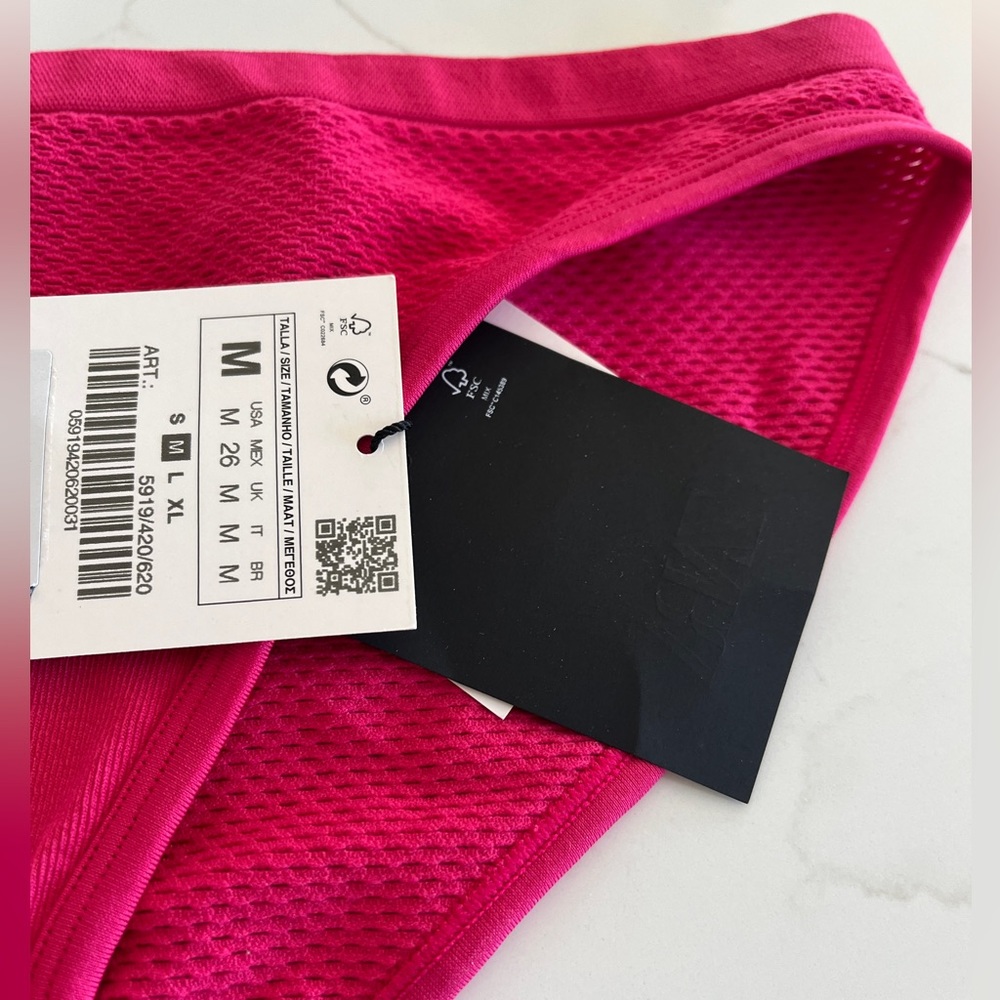 Zara seamless perforated panties